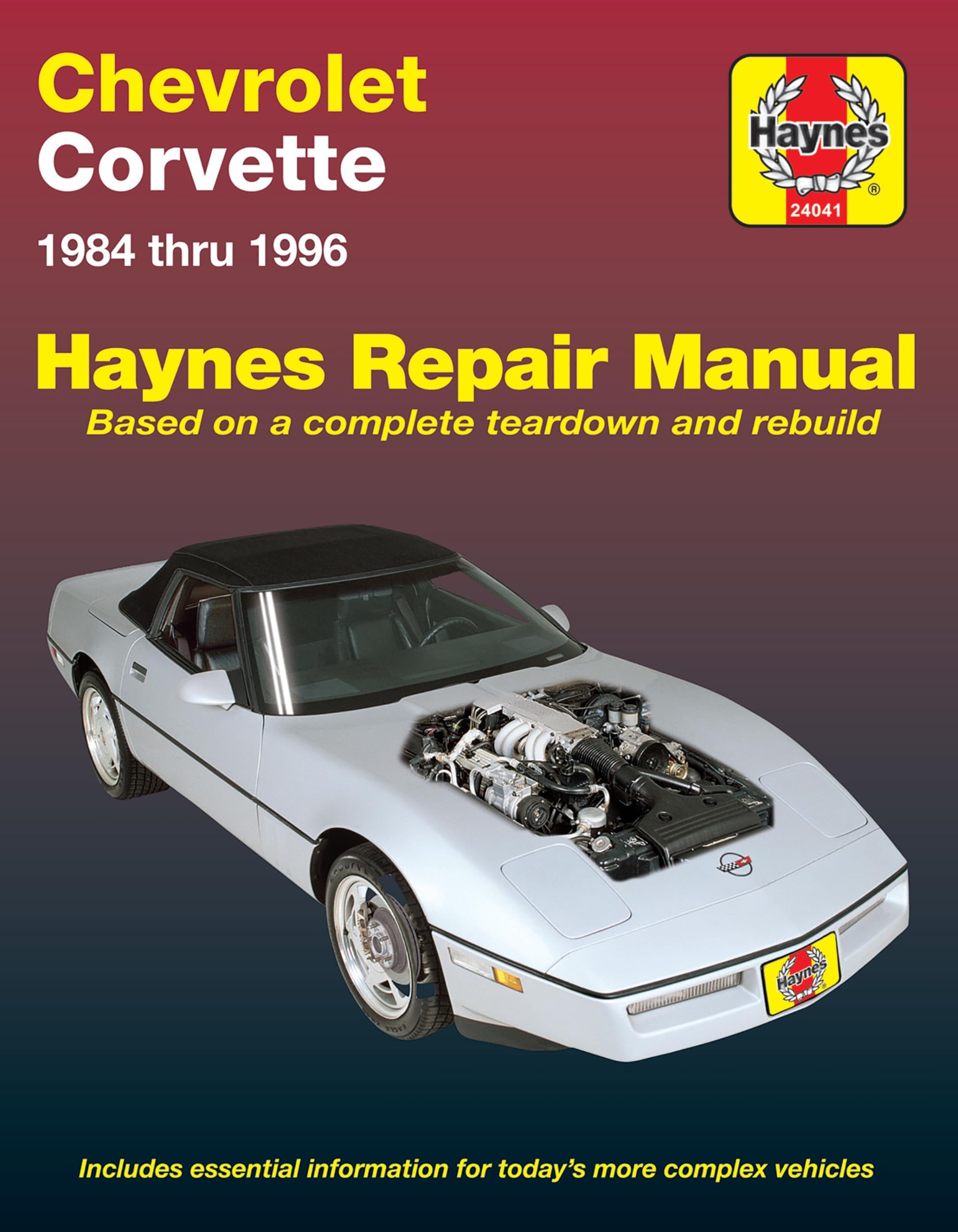 Chevrolet Corvette (84-96) Haynes Repair Manual (Does not include information specific to ZR-1 models. Includes thorough vehicle coverage apart from the specific exclusion noted)