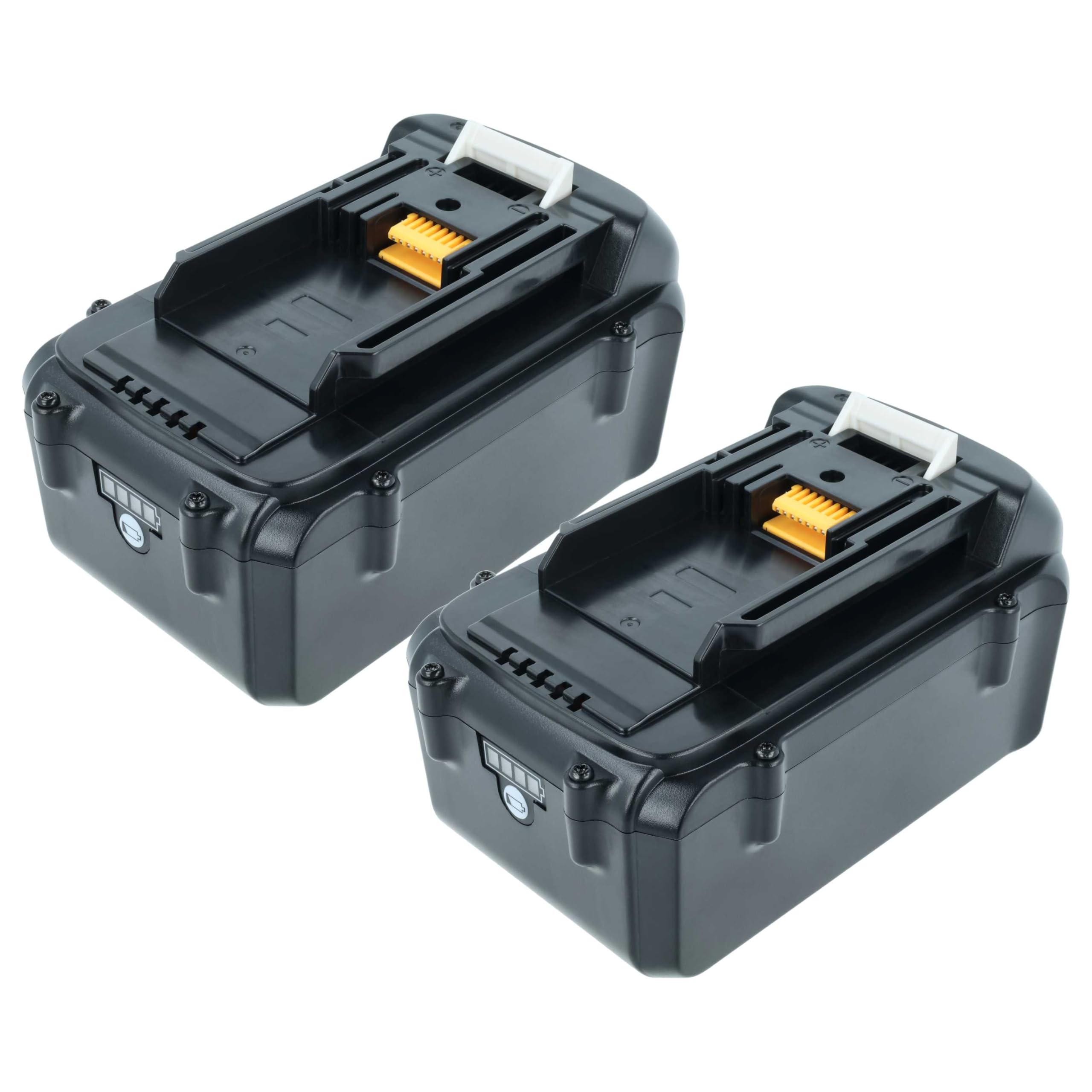 vhbw 2x batteria sostituisce Makita 194873-2, 194874-0, BL3626, 195410-5, BL3622A per utensile elettrico (4000 mAh, Li-Ion, 36 V)