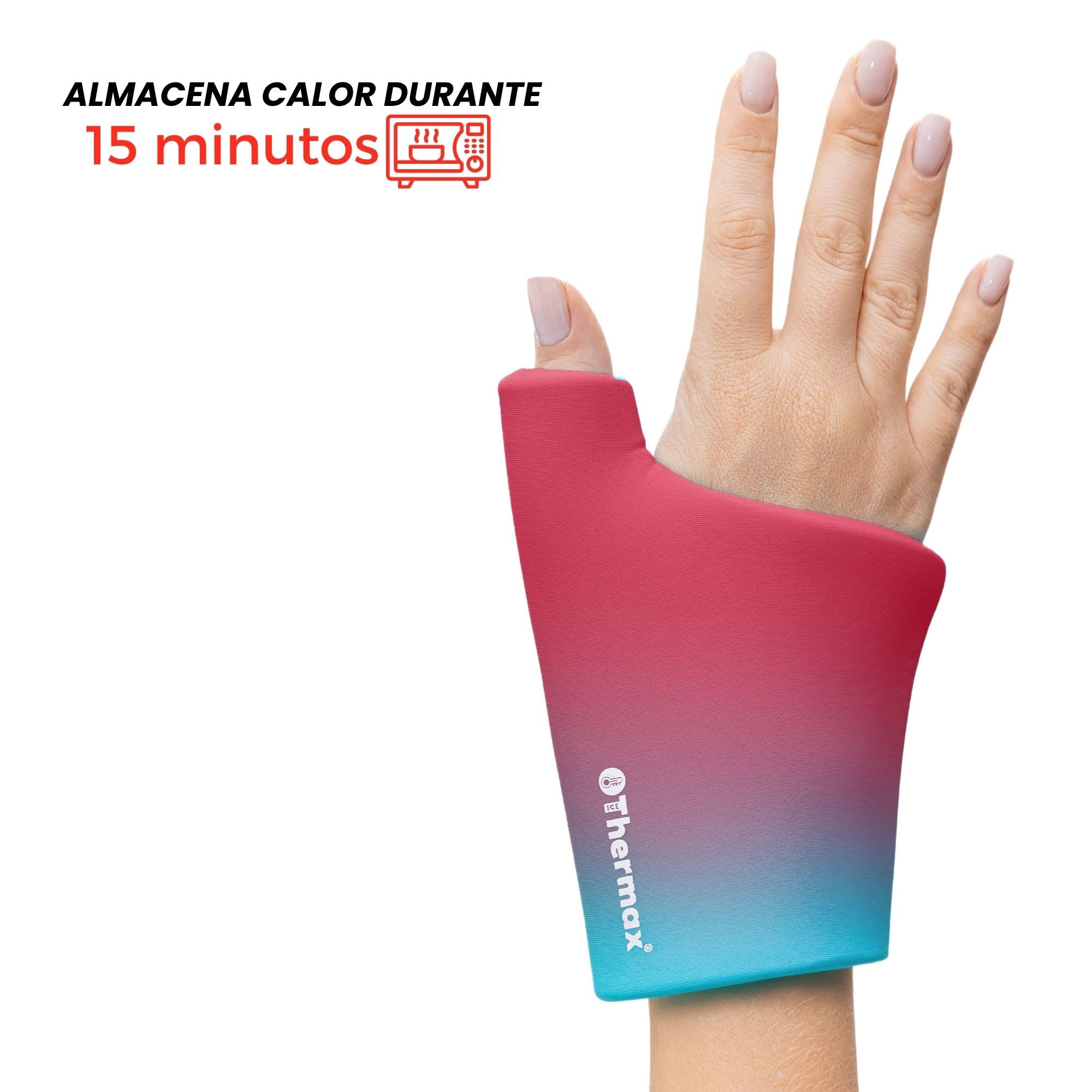 IceThermax Wrist Brace Muñequera Frío y Calor Reutilizable – Muñequera para Tendinitis, Wrist Support, Férula de Muñeca, Compresa Gel Terapia para Dolor de Muñeca, Mano y Articulaciones
