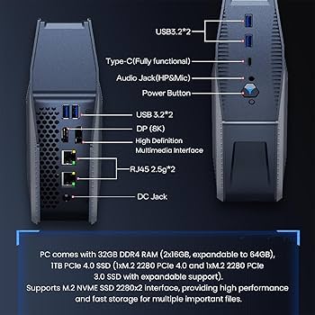 MECHREVO ミニPC 32+1TB ゲームのデータ統計画面あり MECHREVO ミニPC 32+1TB ゲームのデータ統計画面あり 楽天市場