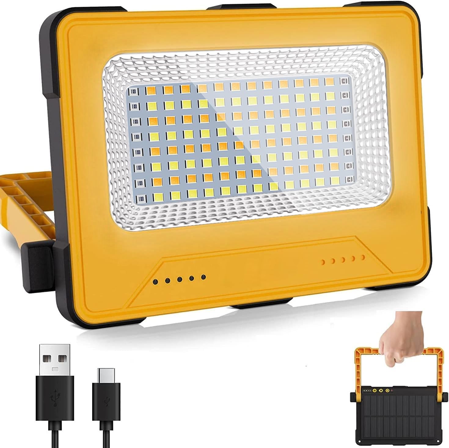 Amazon.co.jp: MEIKEE LED投光器 10000mAH 超高輝 3000LM 充電式作業灯