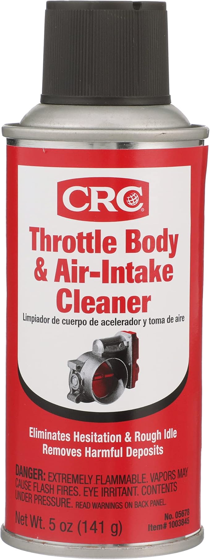 CRC Throttle Body & Air Intake Cleaner 05678 5 WT OZ, Cleaner for All