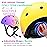ArgoHome Toddler Kids Bike Helmet Set - Adjustable Cycling Helmet with Knee, Elbow Pads & Wrist Guards Sport Protective Gear Little Kid