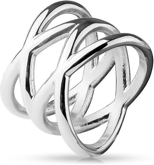 Anello Unisex Paula & Fritz In Acciaio Chirurgico 316L - 35 Zirconi E