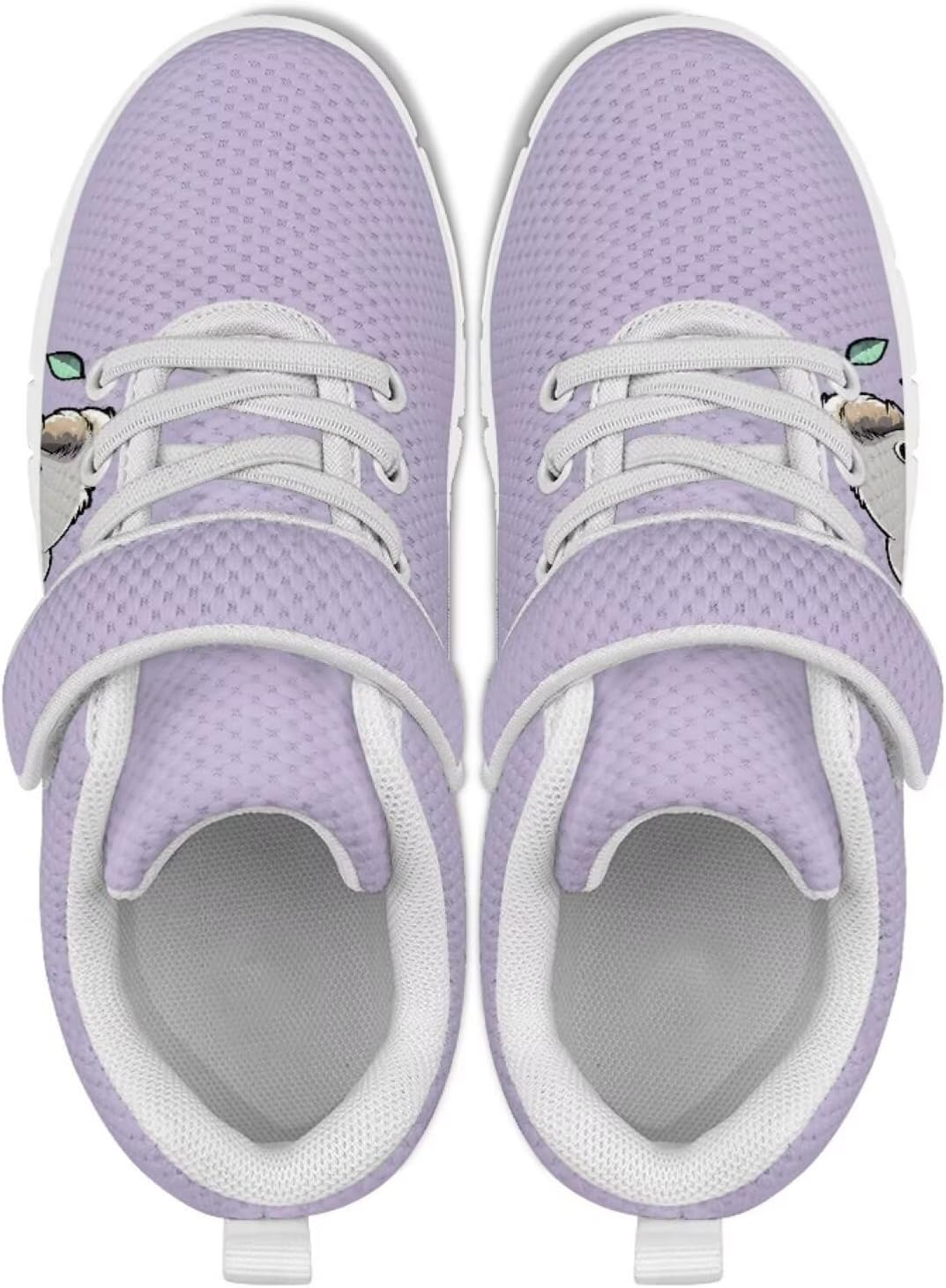 Kids Tennis Gym Shoes Slip On Sneakers Comfy Running Athletic Shoes