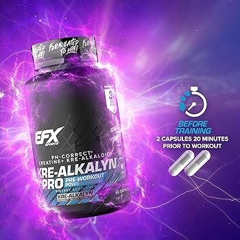 Amazon.com: EFX Sports Kre-Alkalyn Pro | pH Correct Creatine