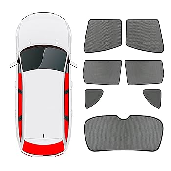 Amazon | 2025最新型 車用サンシェード メッシュカーテン トヨタ