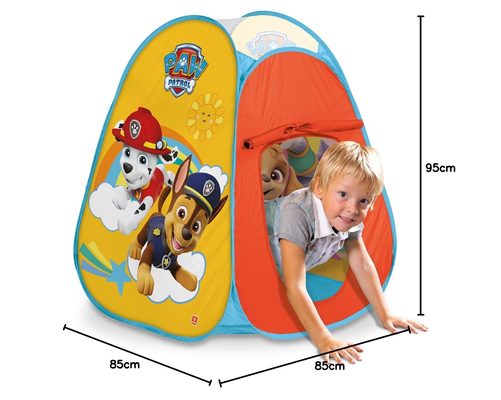 Mondo Toys - Paw Patrol Pop-Up Tent - Namiot do zabawy dla dzieci/dziewczynki - łatwy w montażu, łatwy do otwarcia - torba do przenoszenia W zestawie