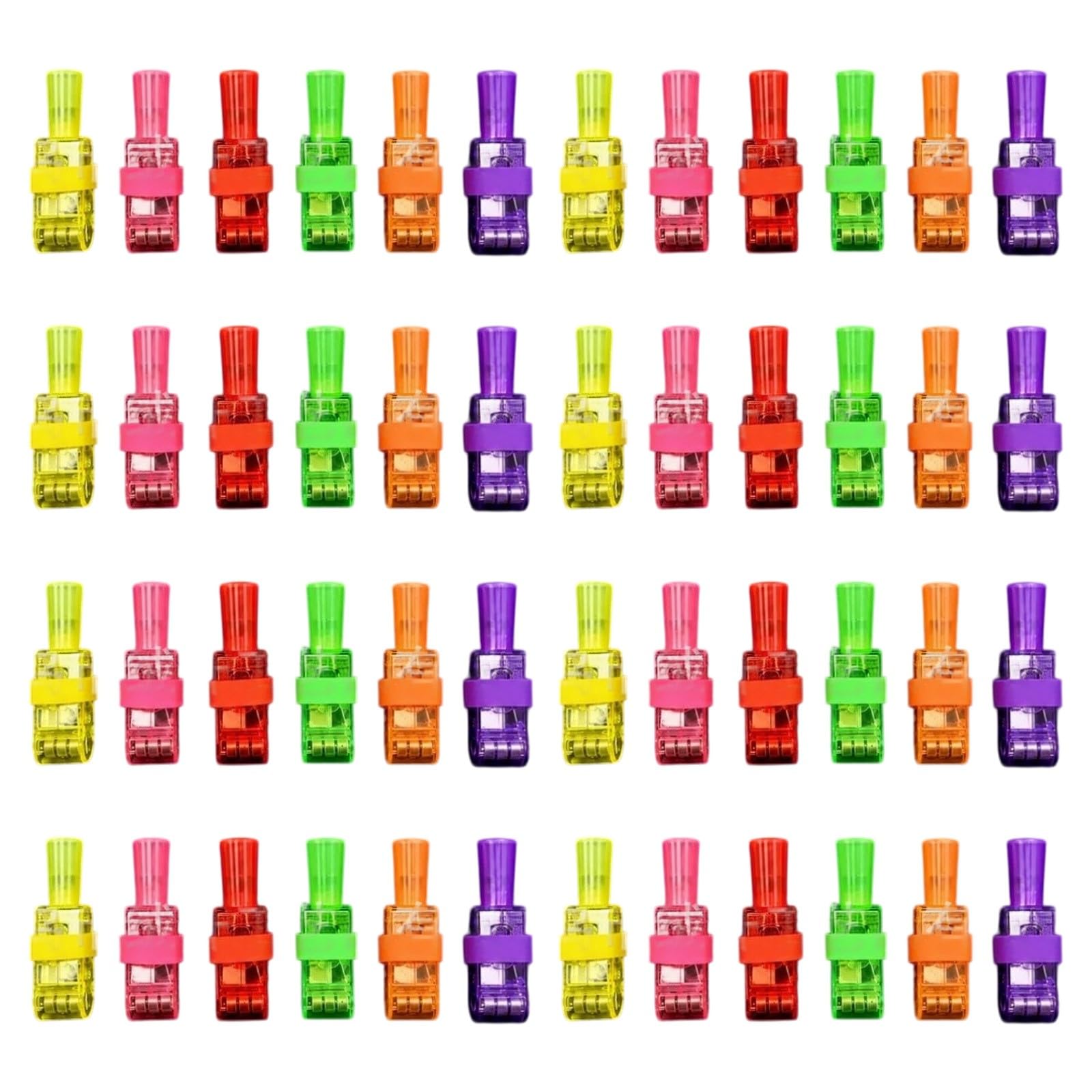 Halloween Finger Projector Lights Mini Colorful LED Finger Lights,48PC