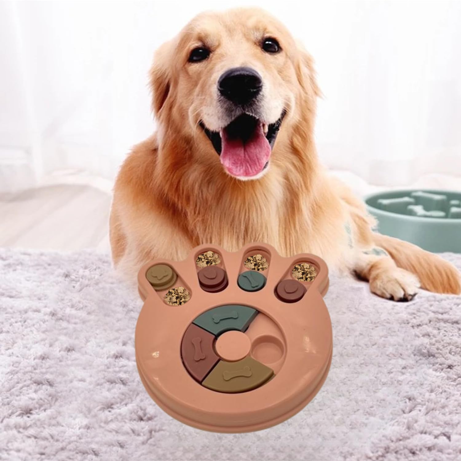 Interactive Pet Treat Dispenser, Slow Feeder, Brain Game, Puzzle, Improve IQ, Digestion, Reflexes, Train Body & Mind, Cats - Image 3