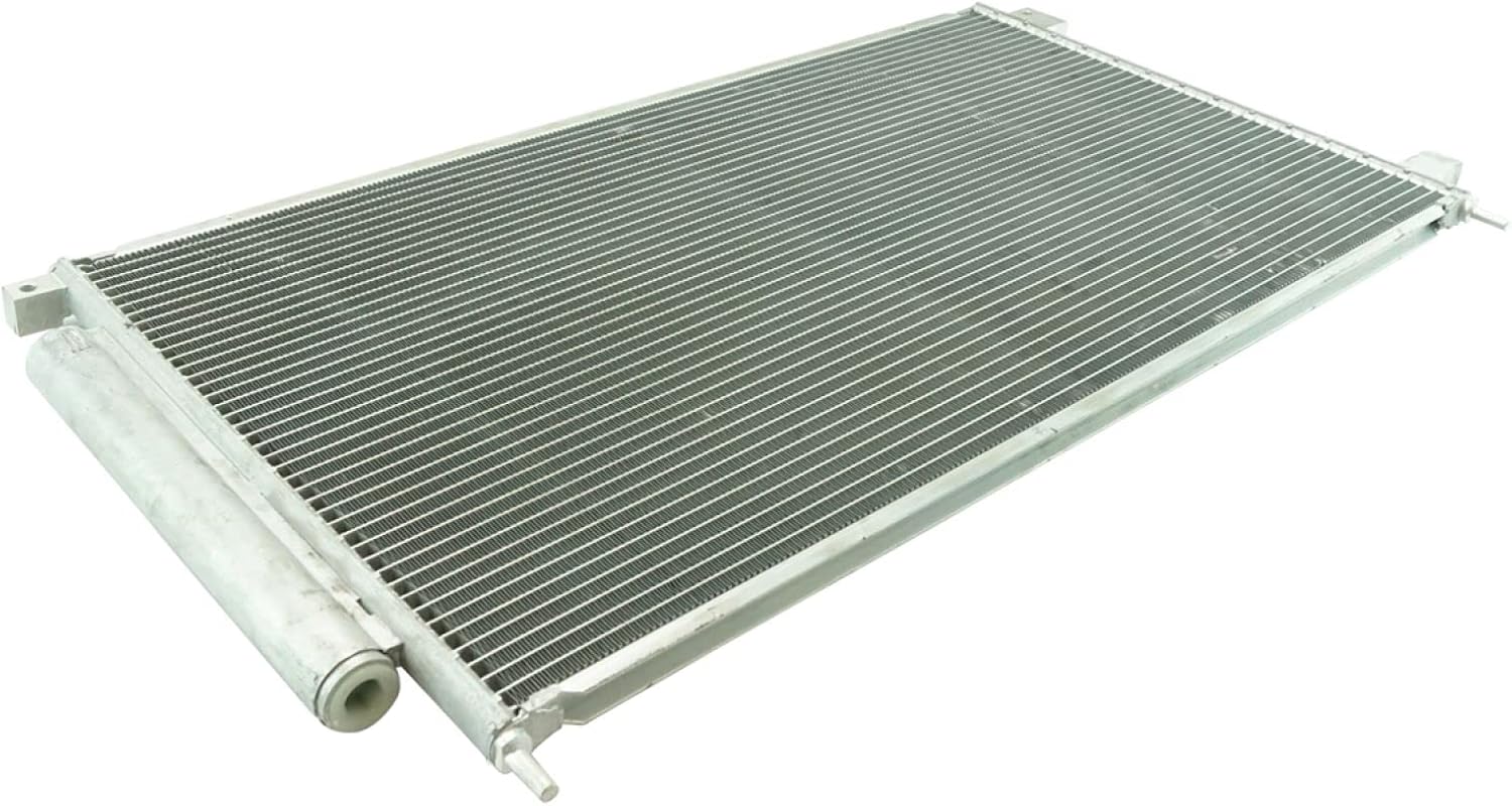 A/C Condenser and Receiver Drier Assembly Compatible with 2003-07 Honda Accord 2 Door L4 2.4L 2003-07 Accord 2 Door V6 3.0L