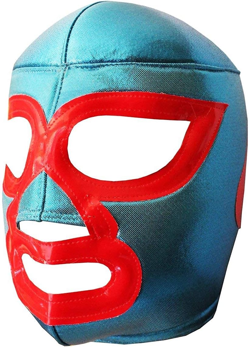 NACHO LIBRE Youth Lucha Libre Wrestling Mask (Kids - Fit) 8 to 11 y/o Children Luchador Wrestler Mask by Make It Count