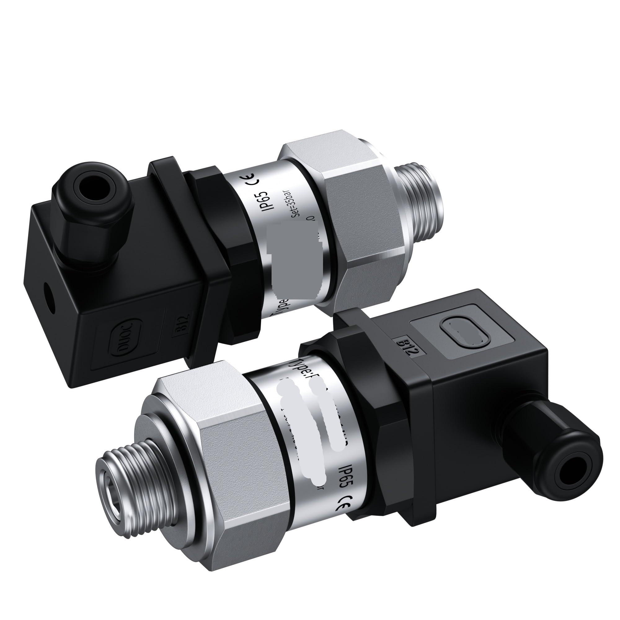 Presostato mecánico regulable con rosca M20-1,5, controlador neumático e hidráulico, 10-100 bar, 20-200 bar, 30-300 bar(10-100bar)