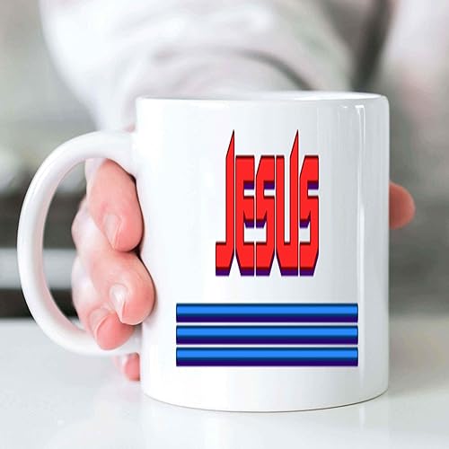 Miniatura 6 de Faith-based Gift for Believers - Jesus Cross - 11 Oz White Ceramic Coffee Mug