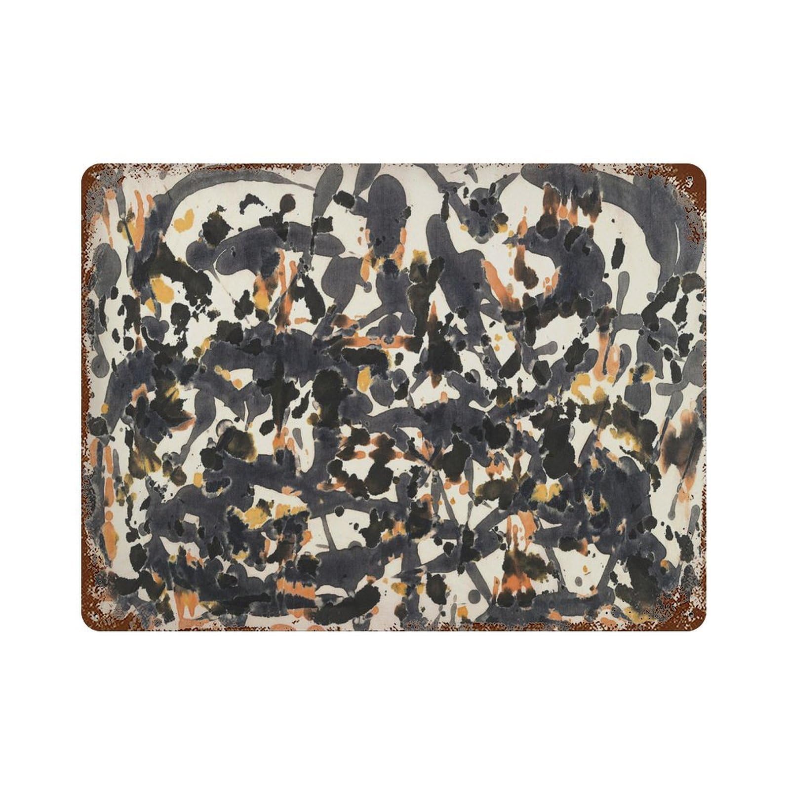 xiaoxiaoshen Jackson Pollock Abstract Expressionist Decor Wall Decor Art Metal Tin Poster Modern Home Decor Art Home Bar Shop Decorations Vintage Sign 30x40cm