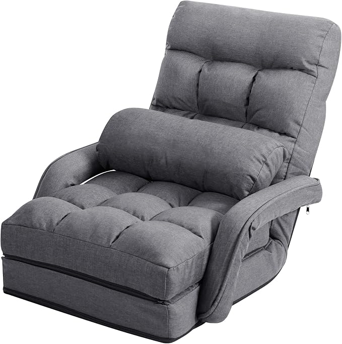 Giantex Chaise Lounge Chair Indoor Multipurpose Folding Armchair Couch