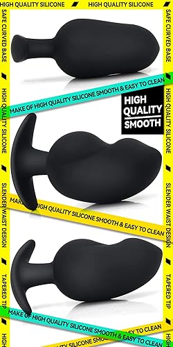 Miniatura 6 de Tapón anal para un uso cómodo a largo plazo, dilatador de silicona con base curvada y cintura delgada, juguete sexual de próstata de 6.14 x 2.51