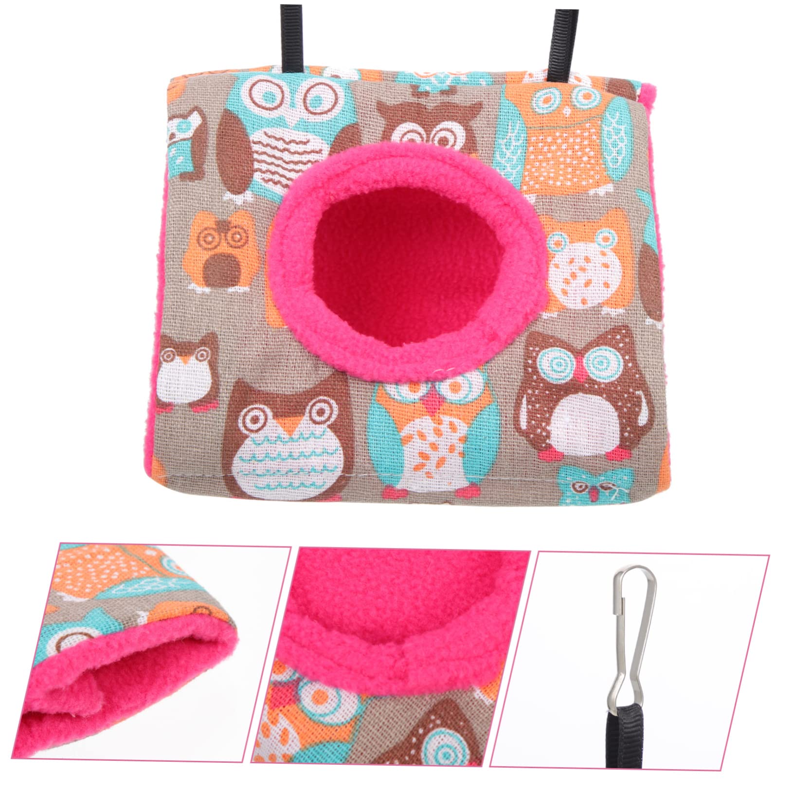 BESPORTBLE 5pezzi Hammock per Pappagalli Resistente all Nido Comodo per Parrocchetti e Uccelli di Piccole Facile da Appendere Design Portatile e Accogliente Decorazione per Casa e Atmosfera