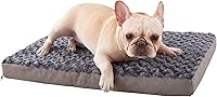 Vista 12 de Cama ortopédica de espuma viscoelástica para perros, camas refrescantes para perros extragrandes, cama impermeable para mascotas para jaula