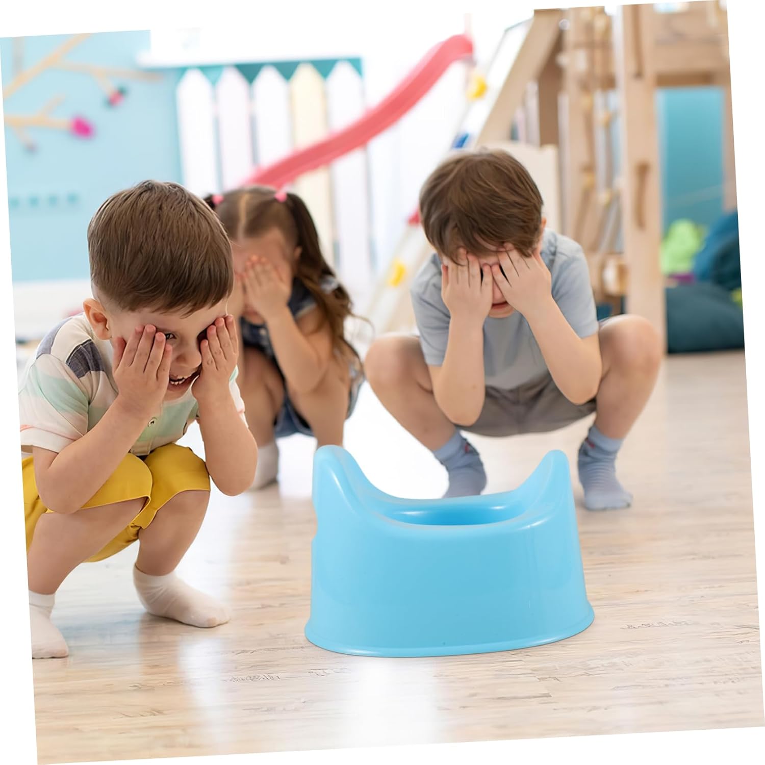 Boy Girl Potty Training Seat Plastic Training Potty for Toddlers Easy Clean Design Unisex