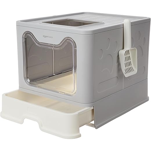 Amazon Basics Foldable Cat Litter Box