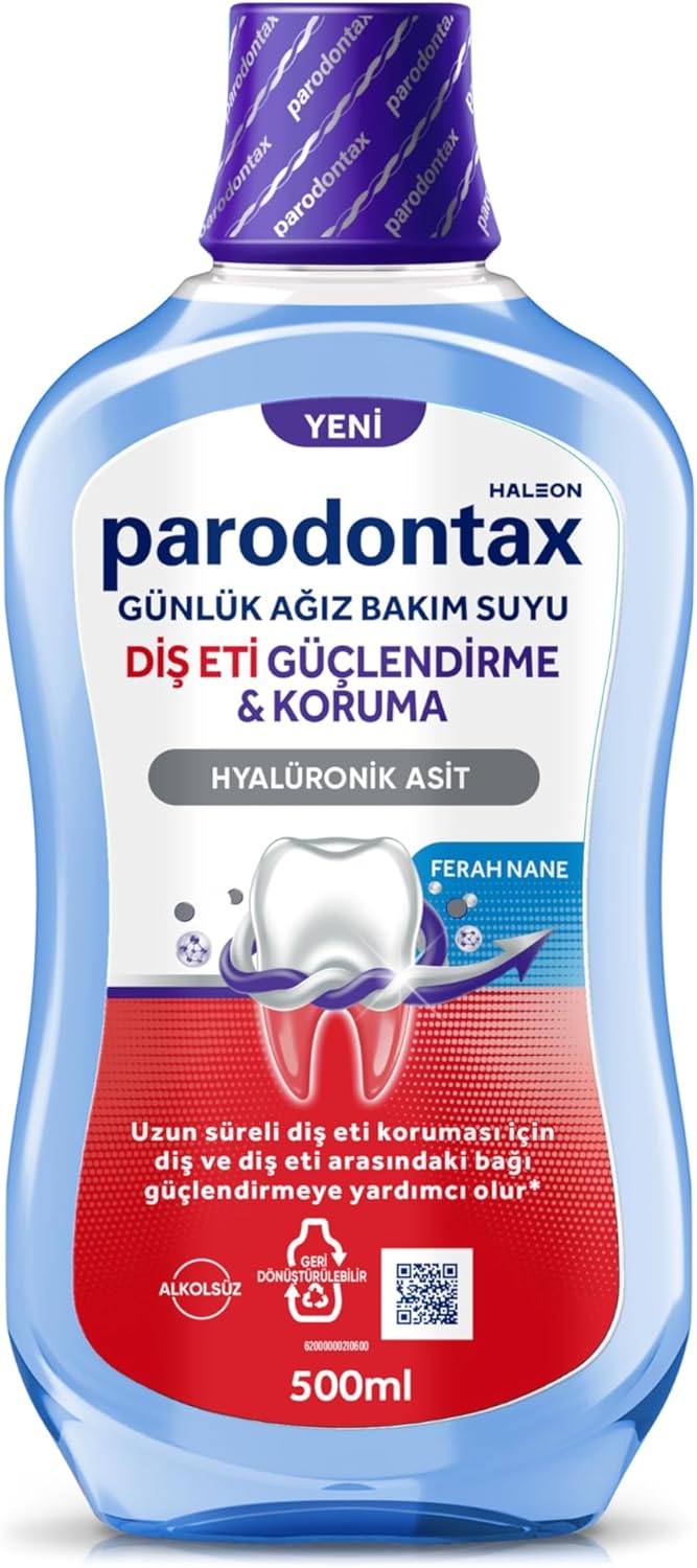 Parodontax Diş Eti Güçlendirme ve Koruma Ağız Bakım Suyu Ferah Nane 500 ml