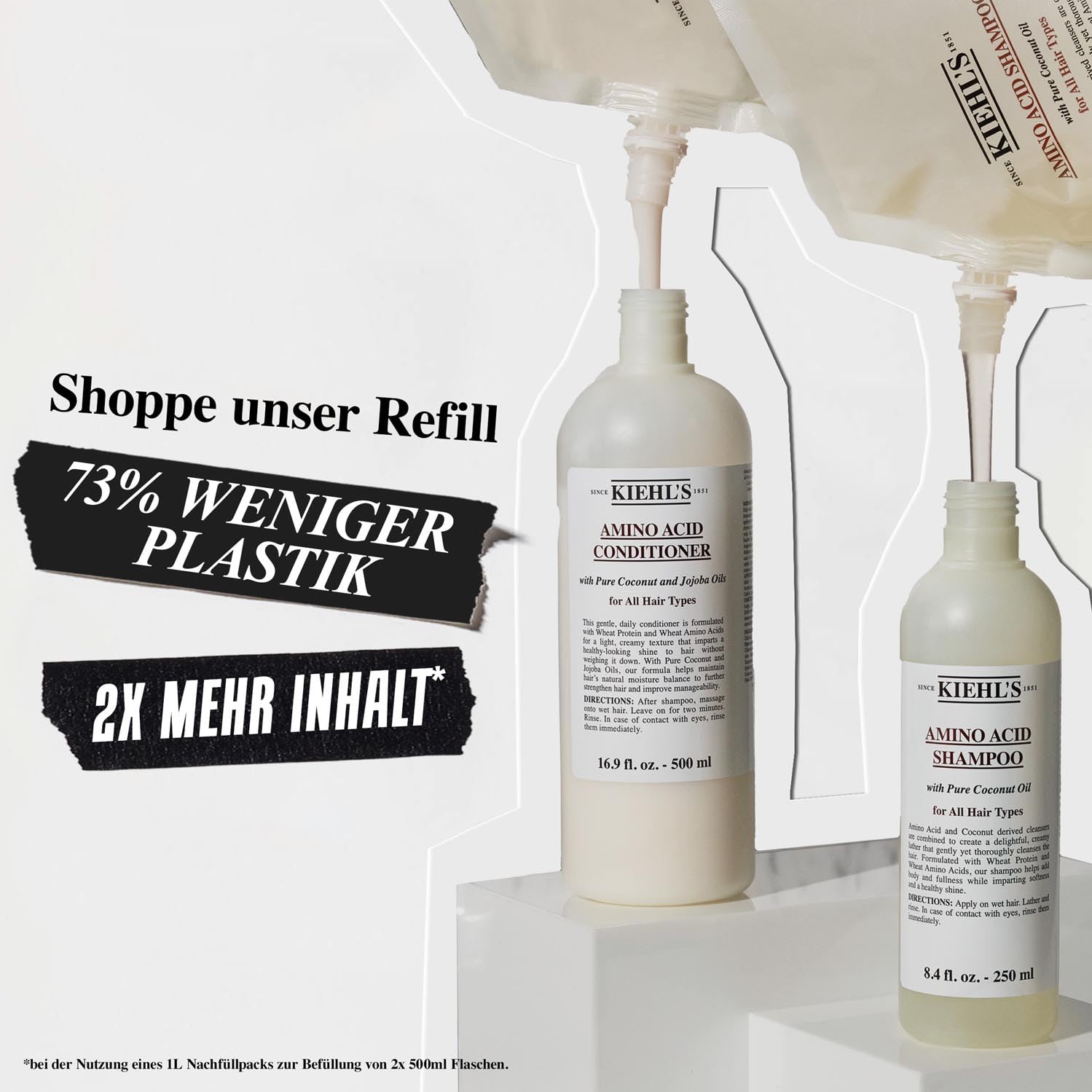 KIEHL'S Amino Acid Conditioner, feuchtigkeitsspendende Pflege-Haarspülung mit Aminosäuren, für starke und gesunde Haare