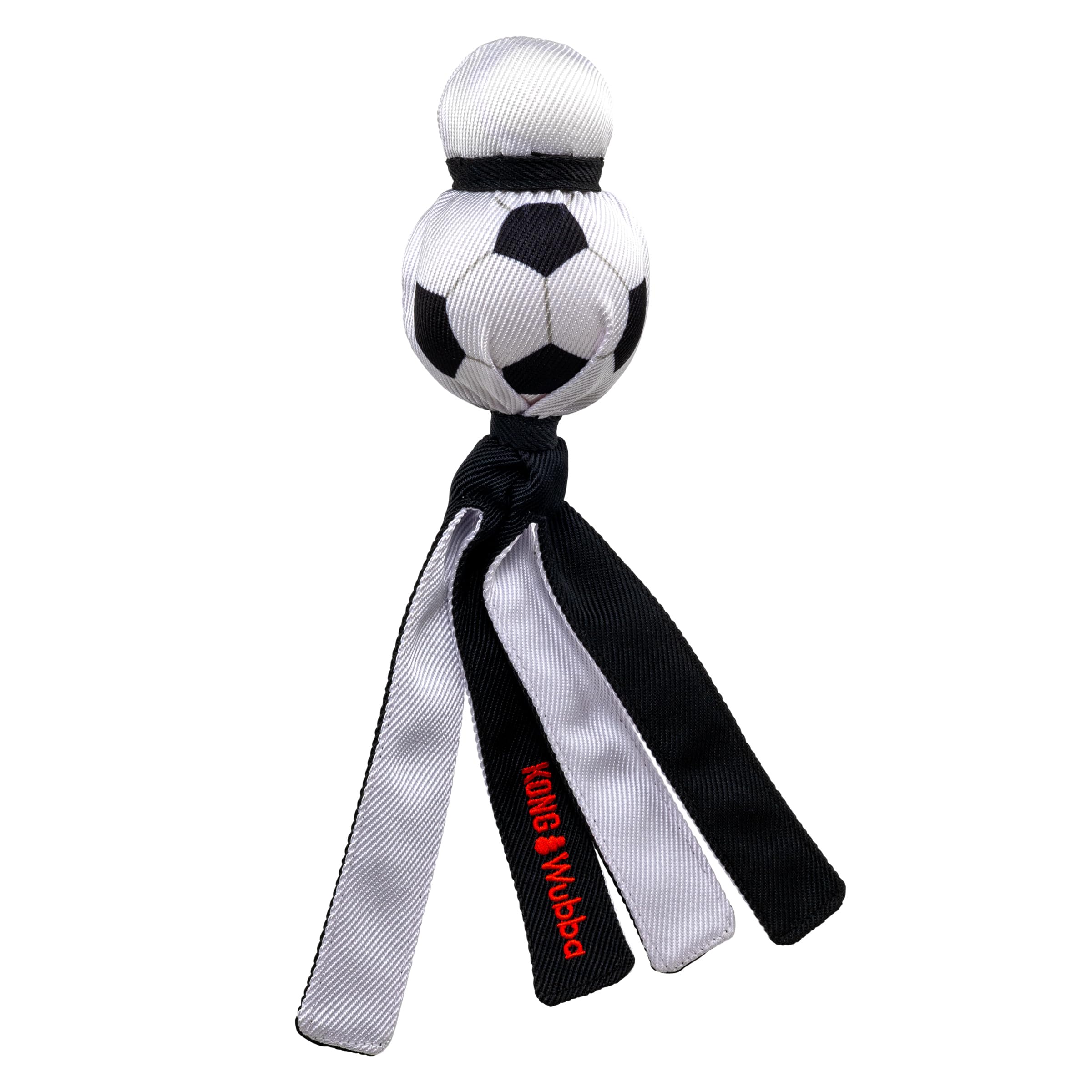 Jouet à tirer KONG Wubba Sport grand format avec couineur pour chien joueur