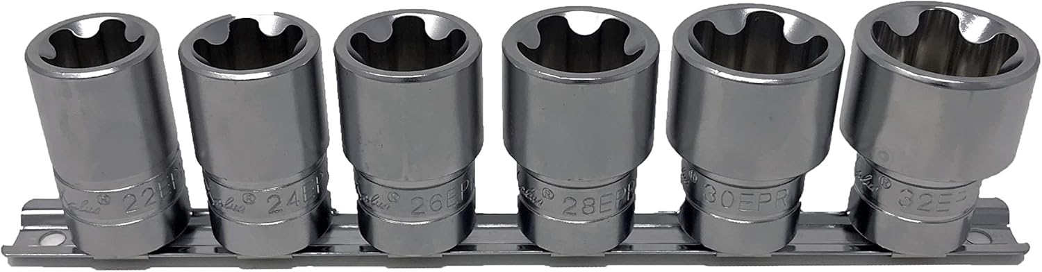 CTA Tools 5066 6 Pc. 5 Pt. EPR Torx Plus Socket Set - 1/2" Dr.