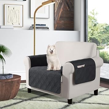 TAOCOCO Waterproof Chair Covers for Dogs, Non Slip Pet Couch Cover, Chair