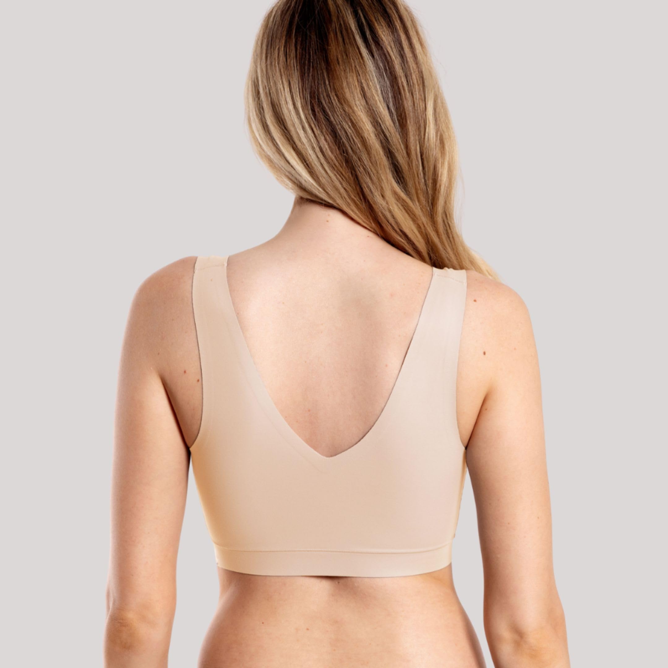 Floatley Cozy Bra Comfort - Brasier sin Costuras de Cobertura Completa sin Varillas con Almohadilla integrada para Mujer