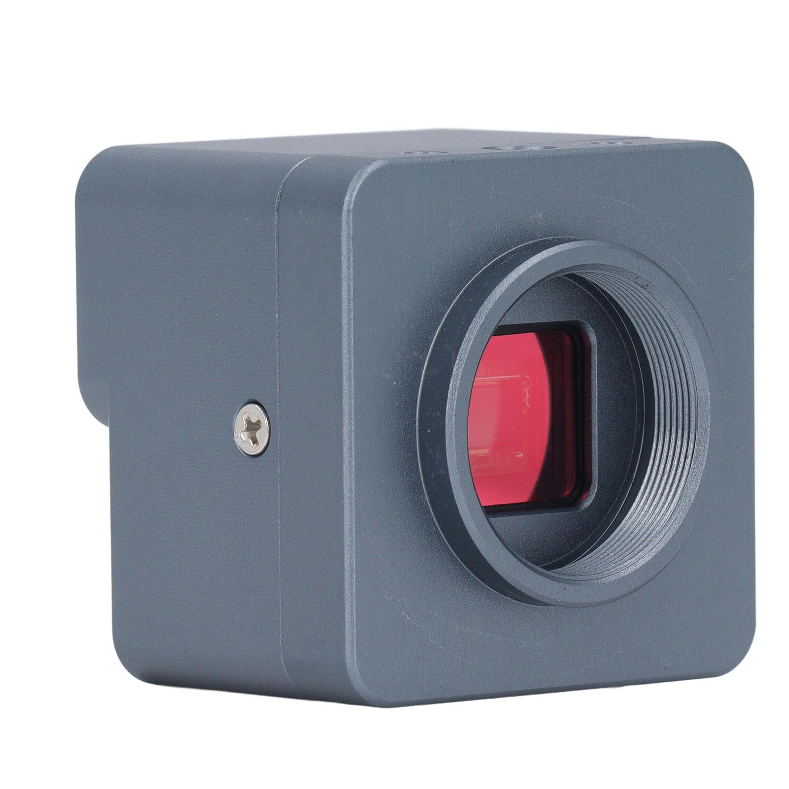 FTVOGUE Elektroniczna Kamera Mikroskopowa, Cyfrowa Kamera Mikroskopowa ze Stopu Aluminium, Wyjście USB 4K 8 MP, Bez Sterownika UVC, Adapter Mocowania 1X C do Kontroli Laboratoryjnej i Użytkowników