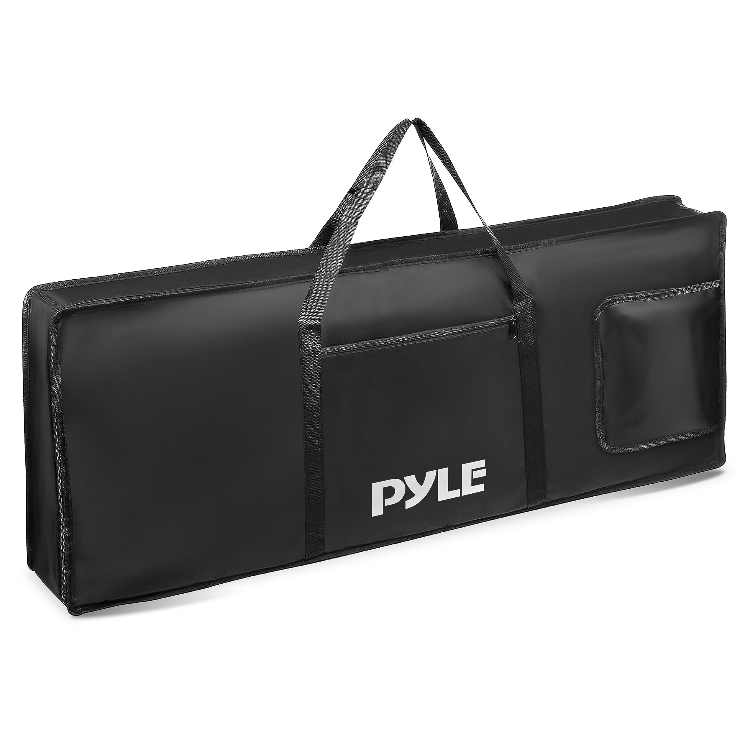 Pyle Keyboard Case, 61 Key Carrying Case Bag for Piano Keyboards, Protects and Covers Portable Digital Keyboard Water Resistant, Used for Models PKBRD6139BT, PKBRD6151PB, and PKBRD6175P