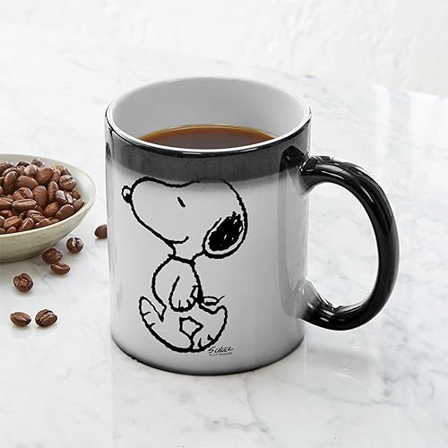 Miniatura 6 de CafePress Peanuts Snoopy - Taza mágica de cerámica, taza de té, 11 onzas