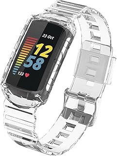 NINKI Green Sport Band Compatible Silicone Fitbit Charge 5/4/3 SE Band with Case,All In One Case with Band for Fitbit Charge 5 Bands for Men Fitbit Charge 4 Band Waterproof Charge 3 Bands for Women