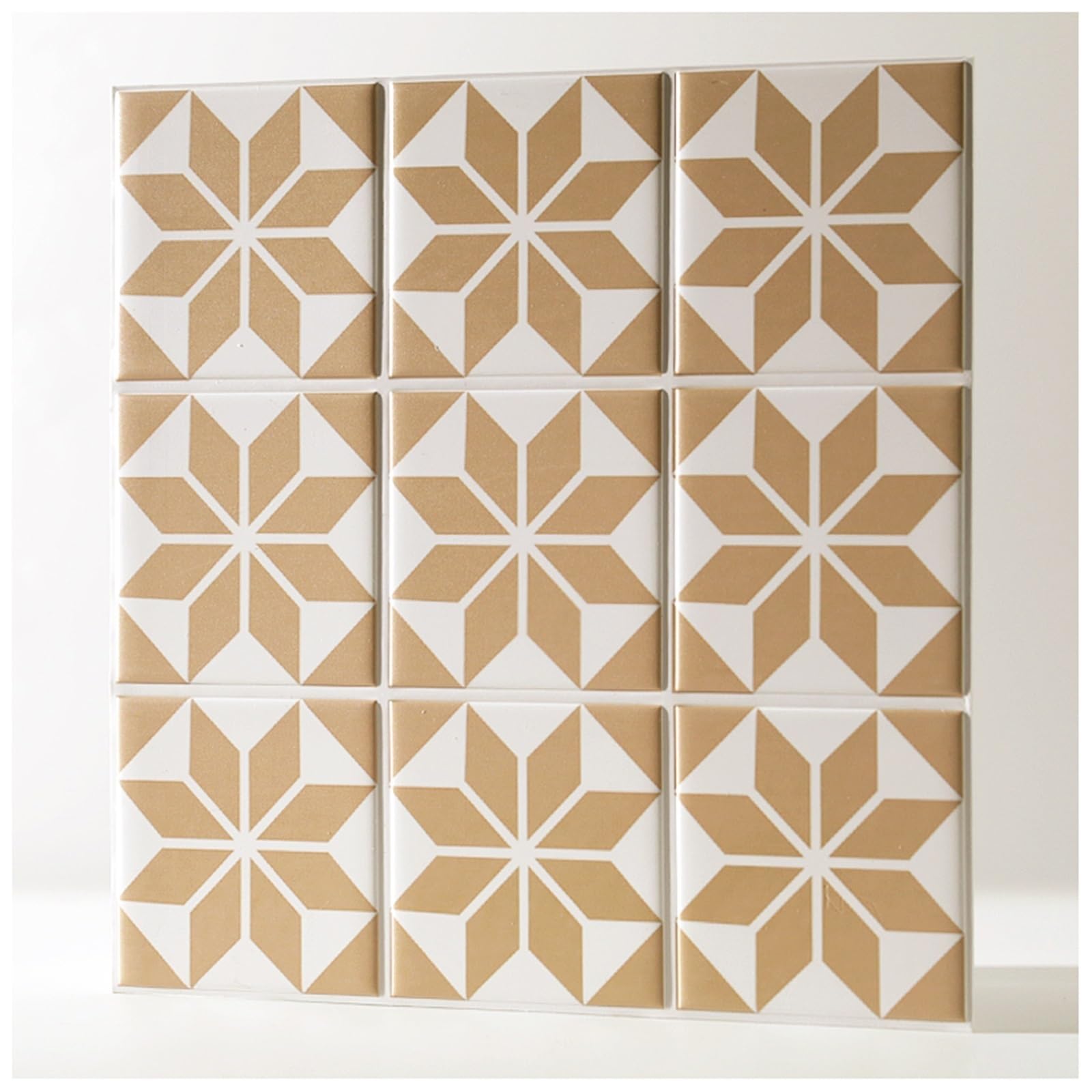 Paneles de Pared 3D de Imitación Cerámica 5/10/20 Piezas de Paneles Decorativos Impermeables Autoadhesivos Decoración de Pared de PVC Recortables a Voluntad Papel Tapiz Rígido y Resistente Al Fuego
