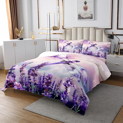 Miniatura 8 de Manfei Colcha acolchada de rana verde para niños, tamaño King, colcha acolchada con flores de acuarela con 2 fundas de almohada, juego de colcha con