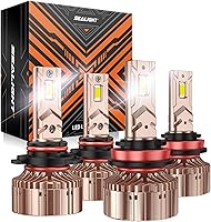 Vista 10 de SEALIGHT Bombillas LED H7 40000LM 6000K blanco frío, 5 minutos Plug-N-Play X6S Light, paquete de 2