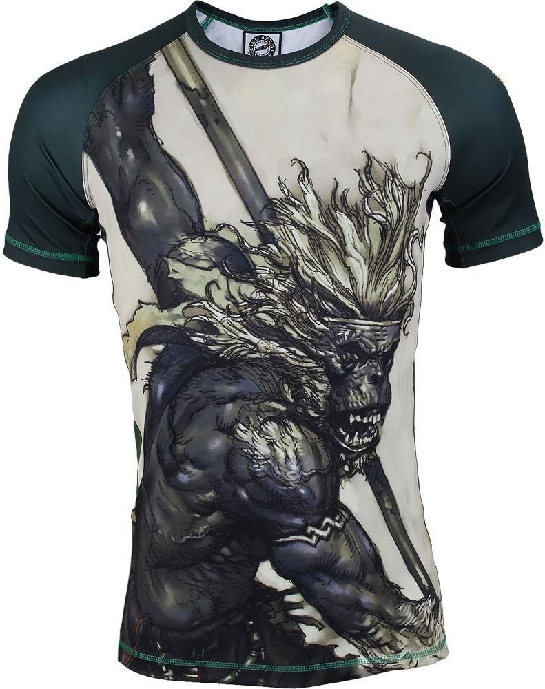 x Terada Monkey King Rashguard - Green-Medium