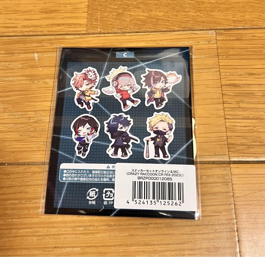 Amazon.co.jp: CRFES ステッカーセット C オンライン組 Crazy Raccoon