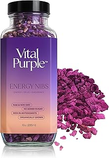 Vital Purple High Flavonal 100% Raw Cocoa Energy Nibs – 900mg Flavanols,...
