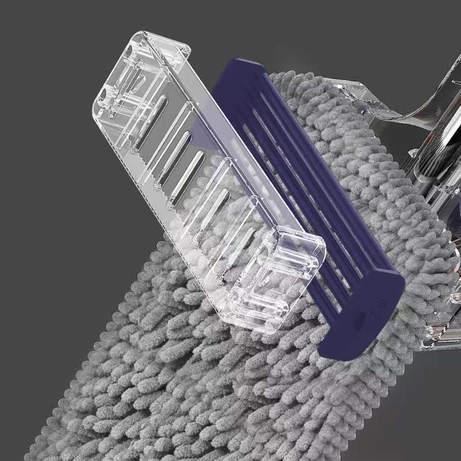 Mop Microfibra con Mocio Pavimenti, Lavapavimenti per Pulizia Domestica, Panno Lavabile Riutilizzabile Assorbente, Scopa Lavapavimenti con Manico Telescopico per Cucina Bagno E Diverse Superfici