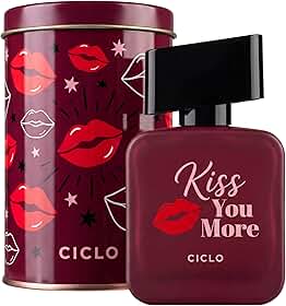 Perfume Feminino Kiss You More Lata 100ml Ciclo Cosméticos