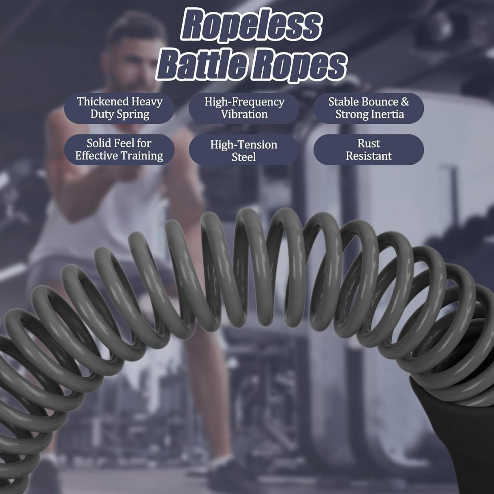 Liny Treningowe Do Si?owni Domowej | Bezprzewodowe Liny Fitness | Do Odchudzania | Urz?dzenie Kszta?towania Sylwetki 2 Sztuki Dla Poszukuj?cych ?wicze? Pocz?tkuj?cych Mieszka?ców Mieszka?