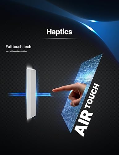 Miniatura 5 de MOES Interruptor inteligente táctil completo, SF (versión Star Feather 2026), interruptor de luz de pared, requiere cable neutro, panel