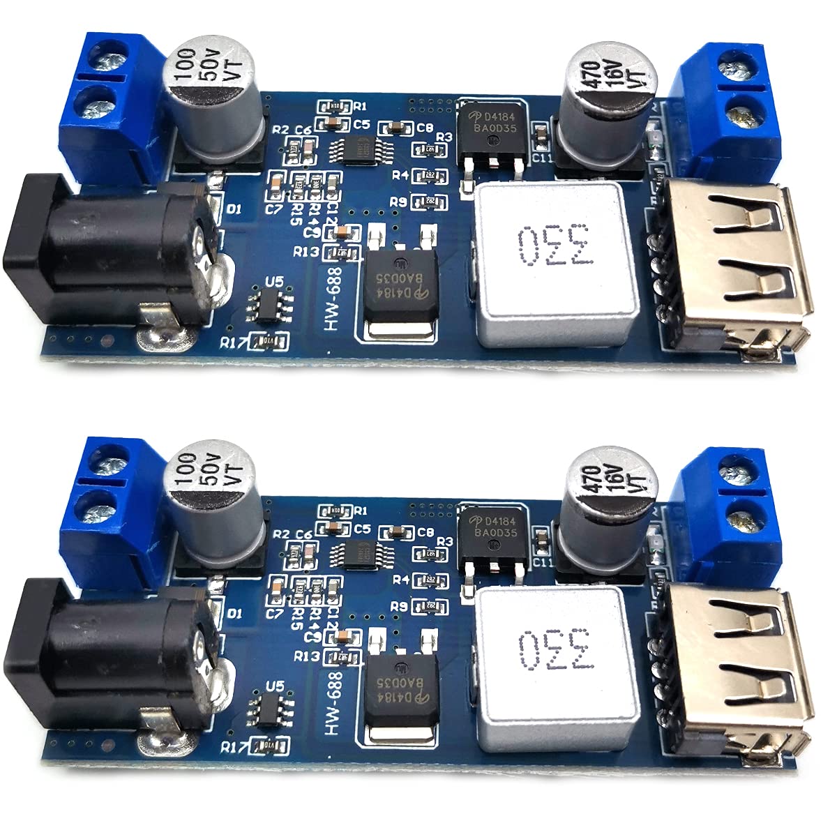 Buck Converter ICQUANZX DC 6V 9V 12V 24V à DC 5V 5A Module, 9-36V Step