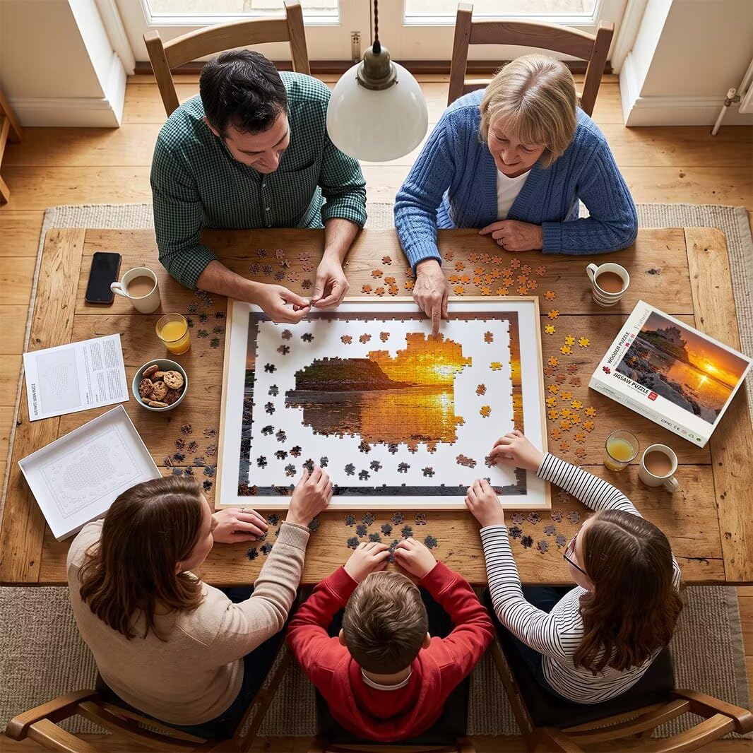 Puzzle 5000 Pezzi, Puzzle Tramonto per Adulti, 157x106cm, Compact Box -4730