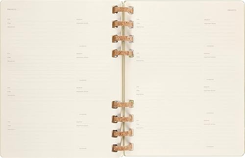 Miniatura 13 de Moleskine Agenda académica en espiral 2024, 12M, extragrande, kiwi aplastante, tapa dura (7.5 x 10)