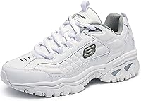 Skechers Men's Energy Afterburn Sneakers - Cushioned Leather Mesh Running Shoes for Superior Comfort & Support