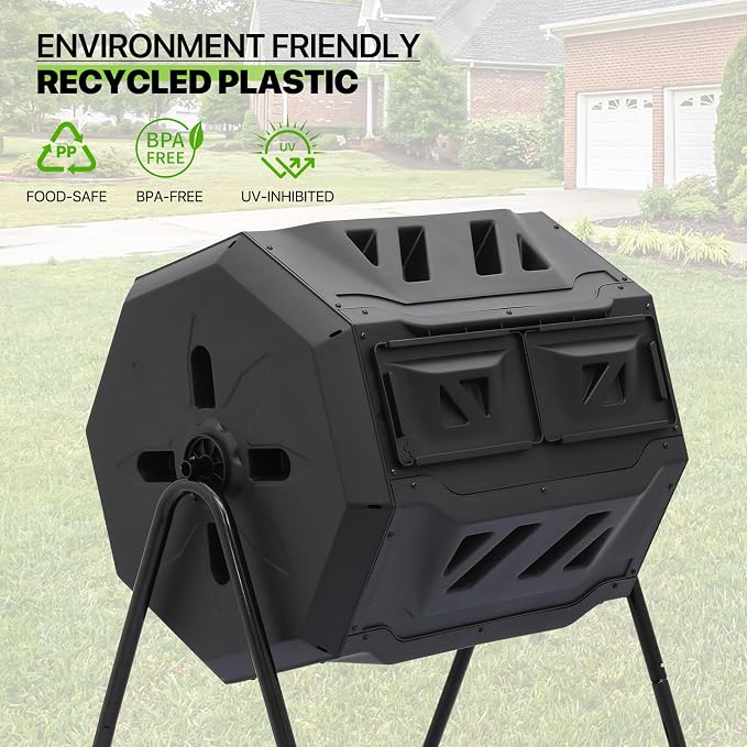 Compostera giratoria Magshion 43 gal miniatura 6